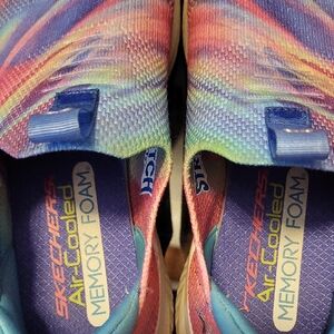 4 youth skechers slip in shoes multi color